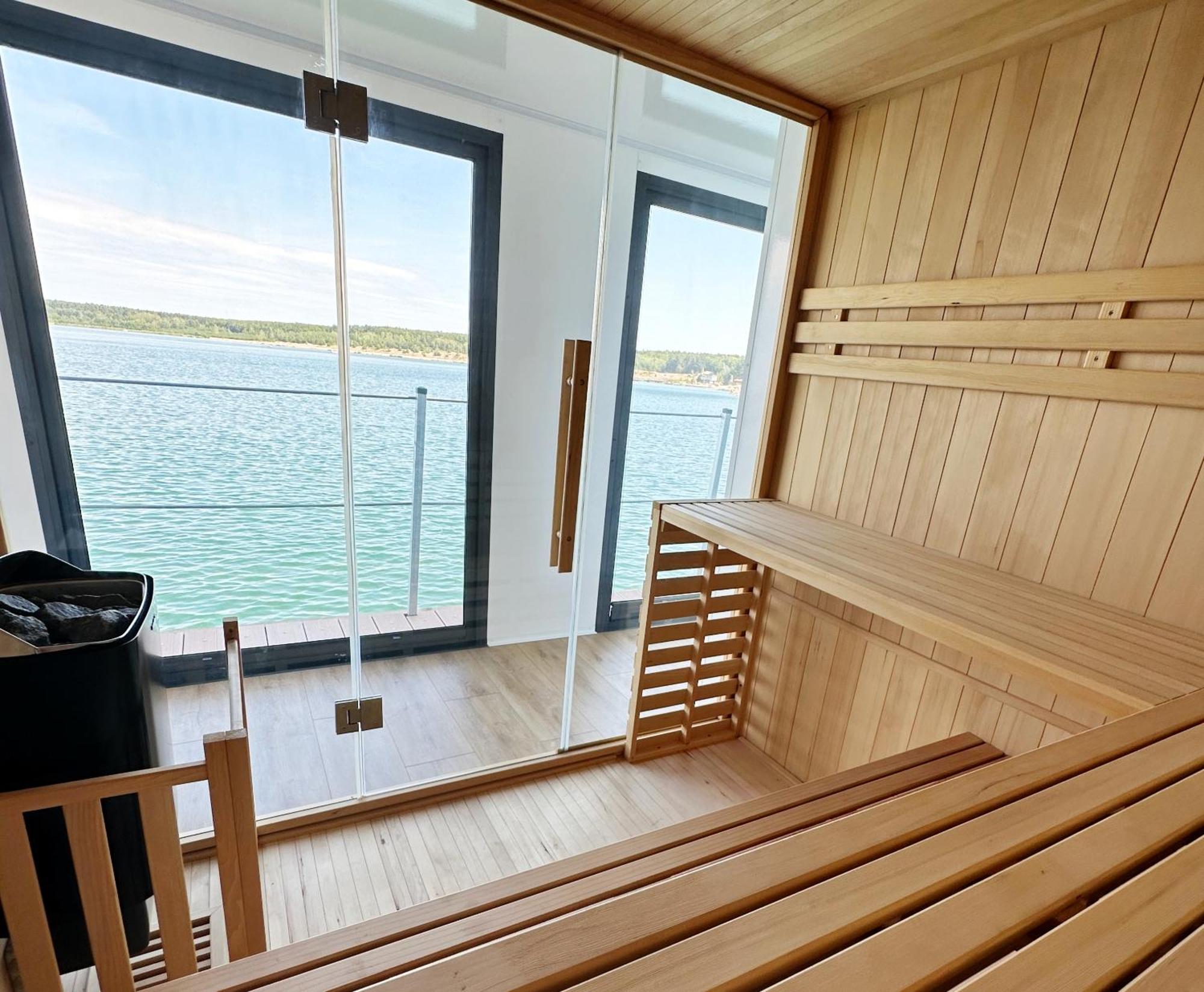 Schwimmendes Ferienhaus Sky Elsterheide Ngoại thất bức ảnh