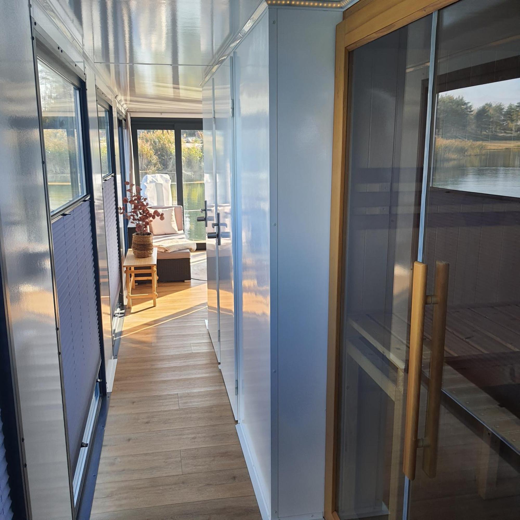 Schwimmendes Ferienhaus Sky Elsterheide Ngoại thất bức ảnh